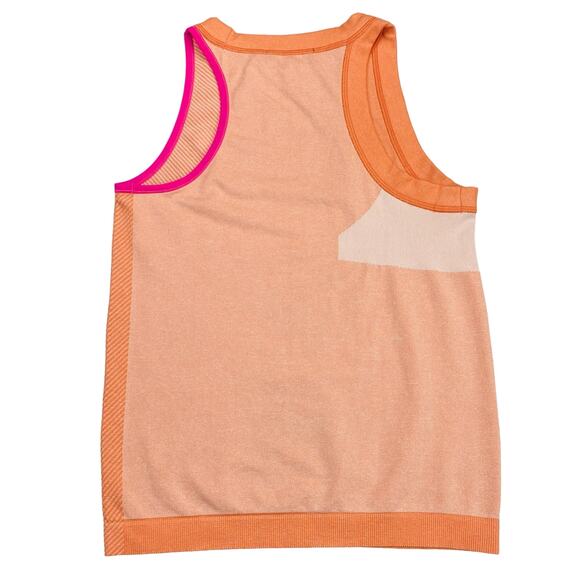STELLA MCCARTNEY X ADIDAS Barricade Tank Sz Medium Orange - Picture 6 of 6